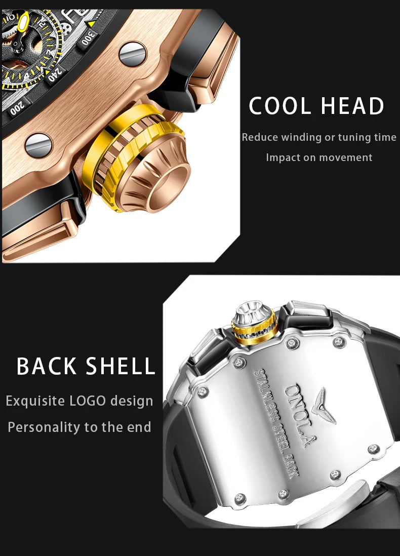 Men's Luxury Quartz Watch – Sporty, Stylish, and Built for Everyday Performance