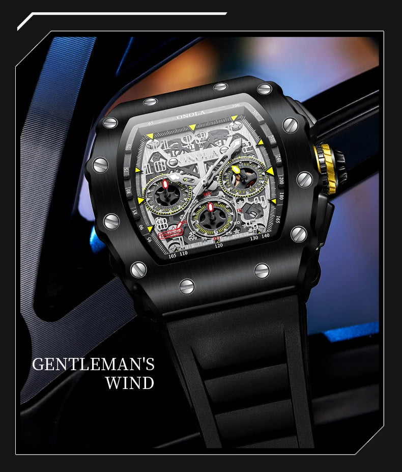 Men's Luxury Quartz Watch – Sporty, Stylish, and Built for Everyday Performance