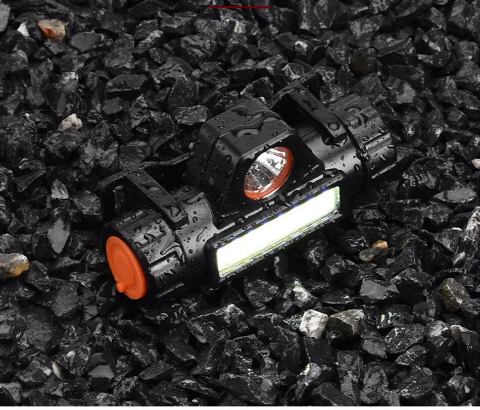MEREDITH Rechargeable COB LED Headlamp – Magnetic, Waterproof, Super Bright