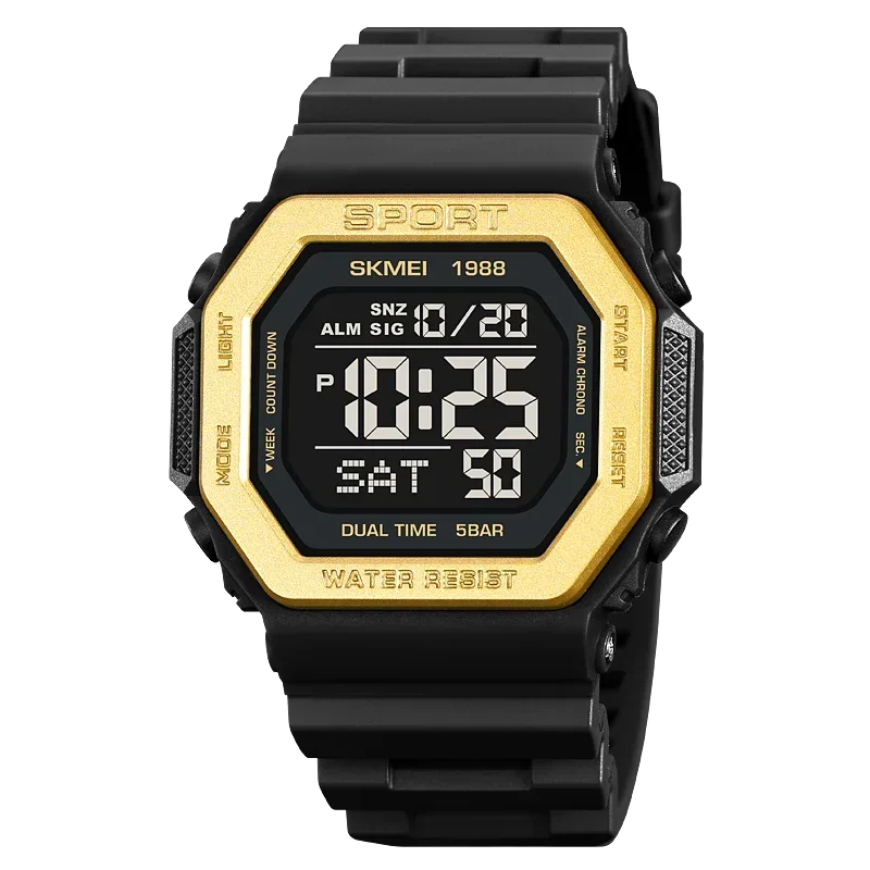 Men's Digital Sport Watch – Rugged LED Military Style