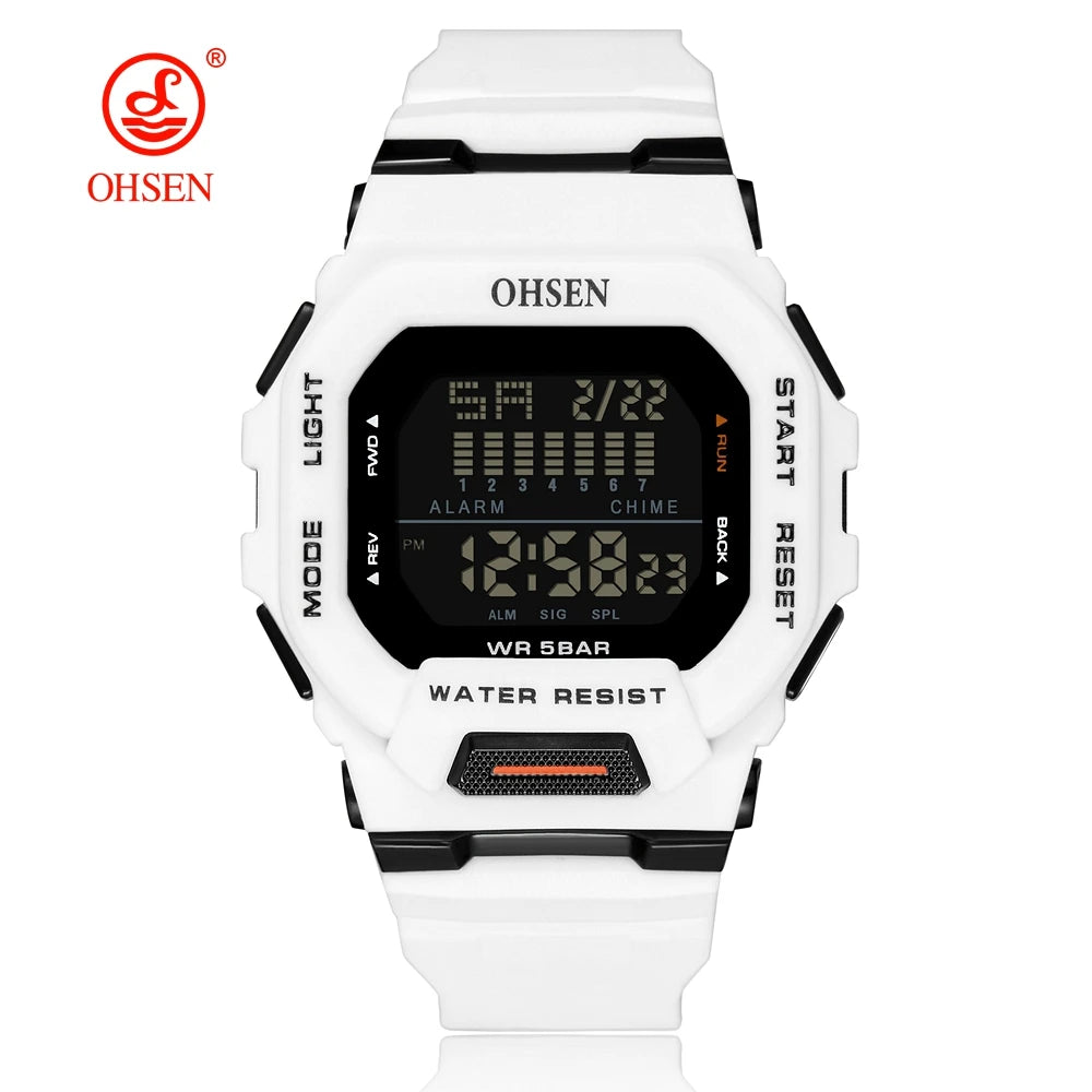 OHSEN Men's Digital Sports Watch – Rugged, Functional, and Built for Performance