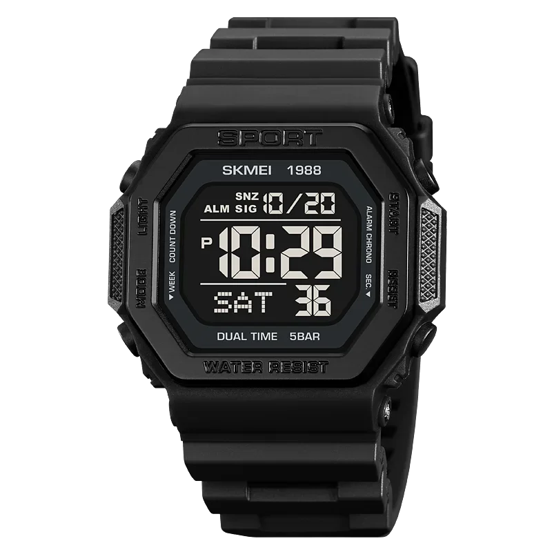Men's Digital Sport Watch – Rugged LED Military Style