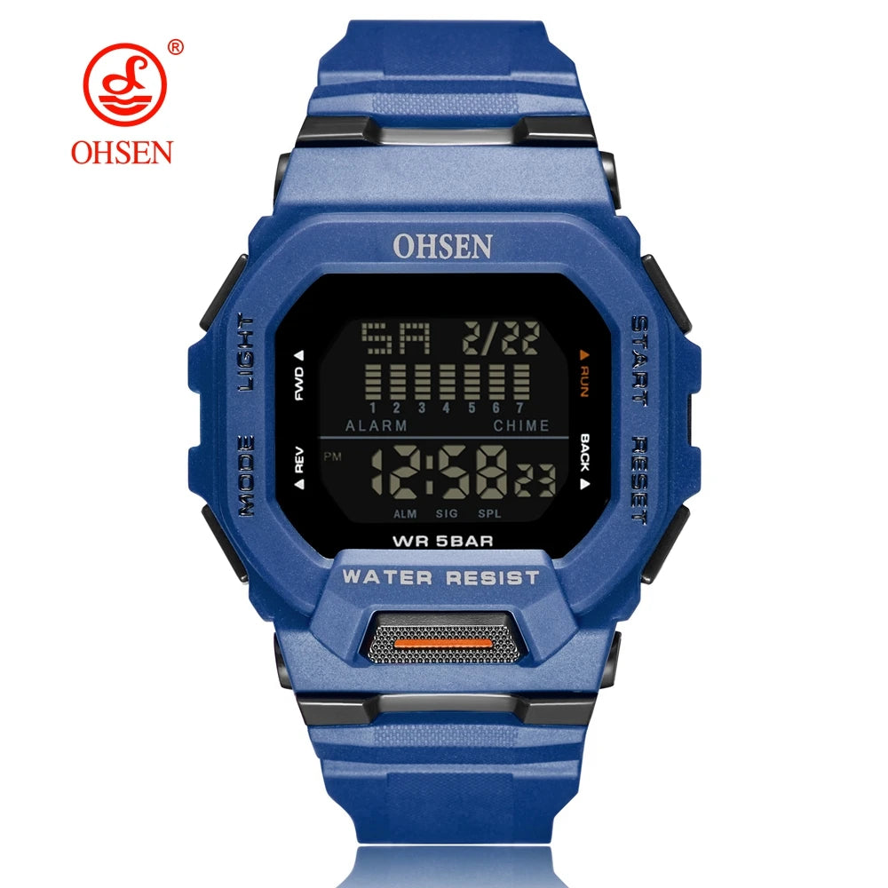 OHSEN Men's Digital Sports Watch – Rugged, Functional, and Built for Performance