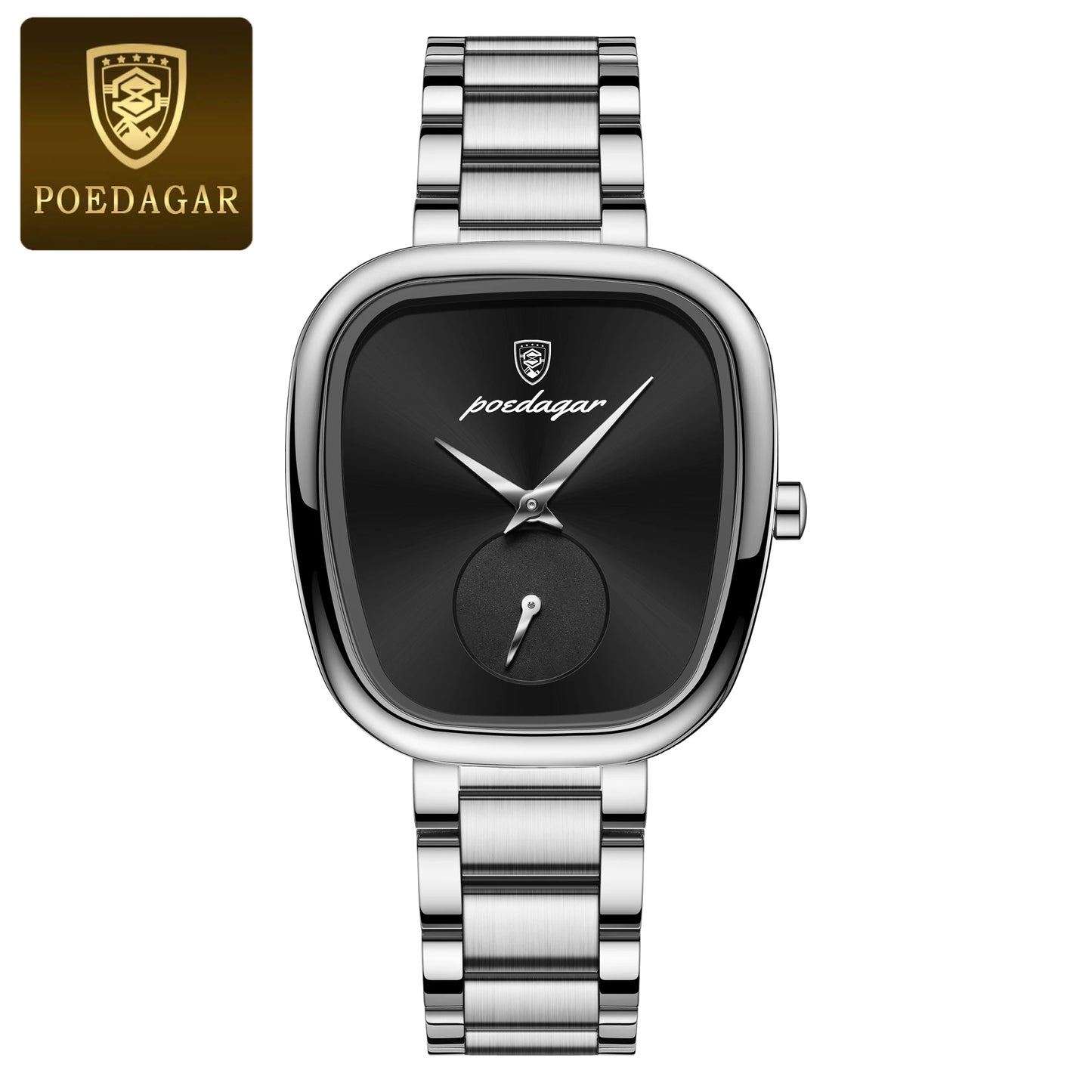 POEDAGAR Elegant Luxury Women's Quartz Watch – Waterproof Stainless Steel Timepiece