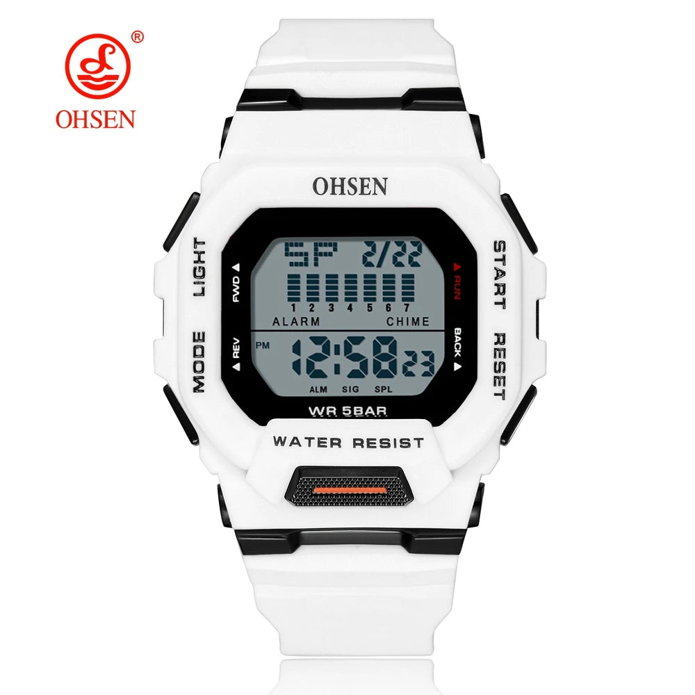 OHSEN Men's Digital Sports Watch – Rugged, Functional, and Built for Performance