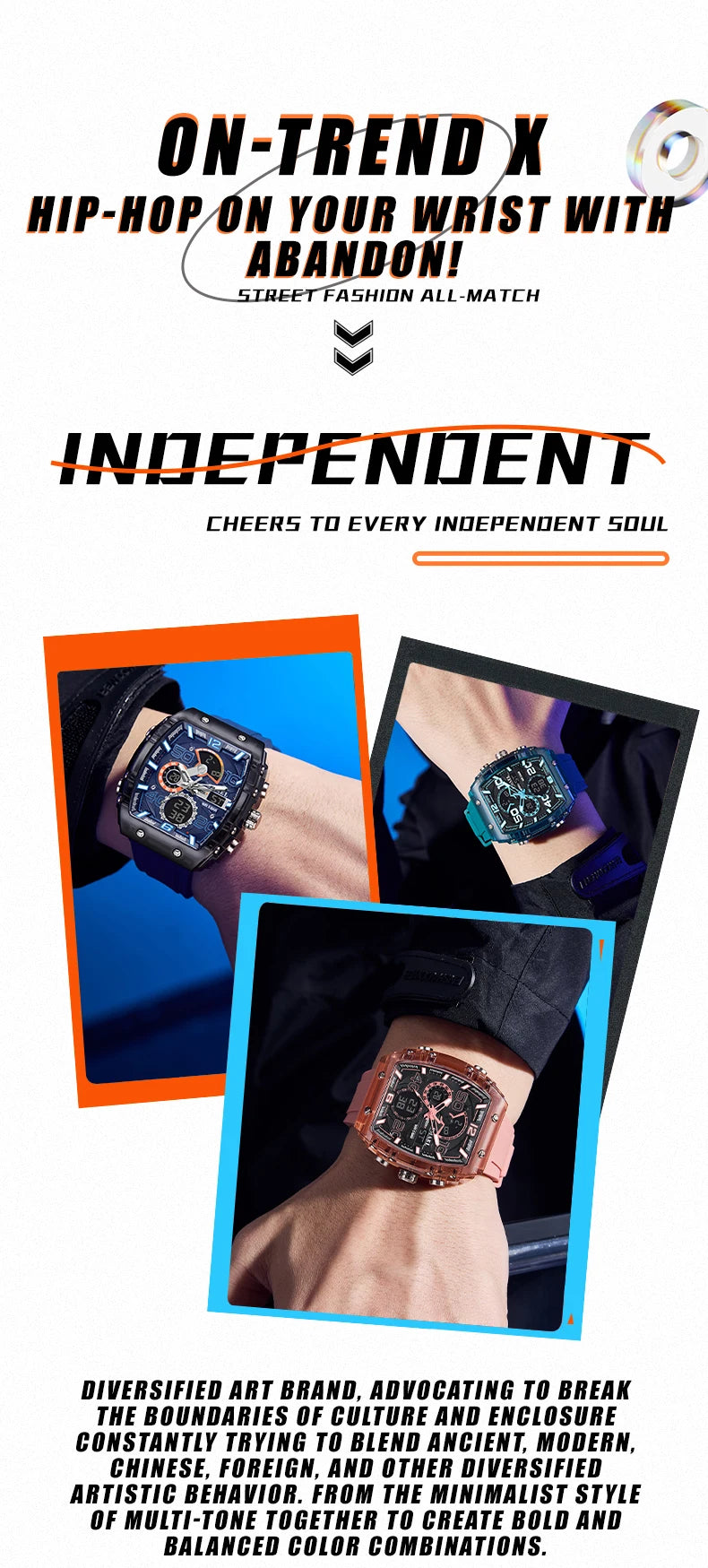 SMAEL Men's Dual Display Sports Watch – Rugged, Stylish, and Multi-Functional