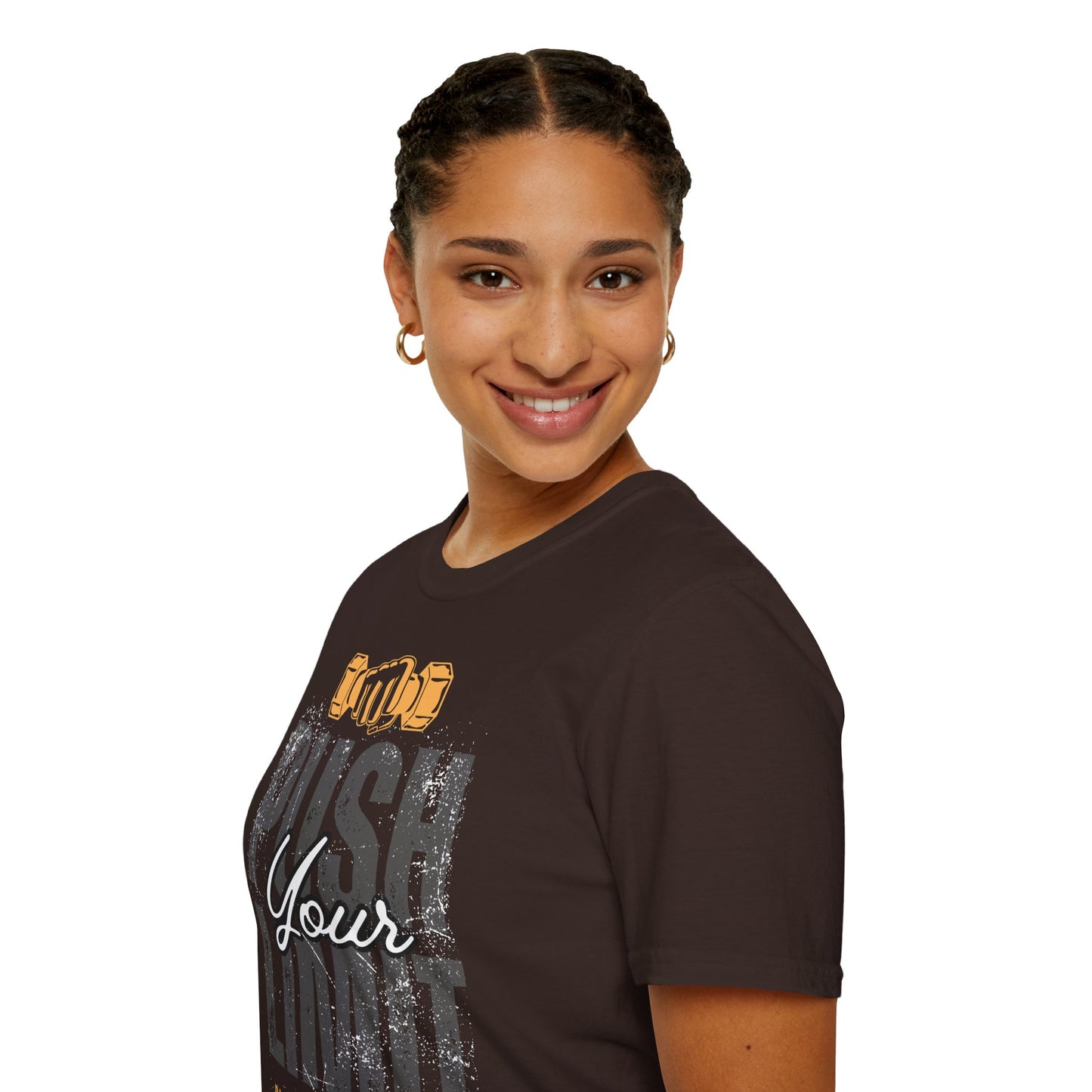 Motivational Fitness T-Shirt - 'Push Your Limit' - Unisex Softstyle Tee for Gym Lovers