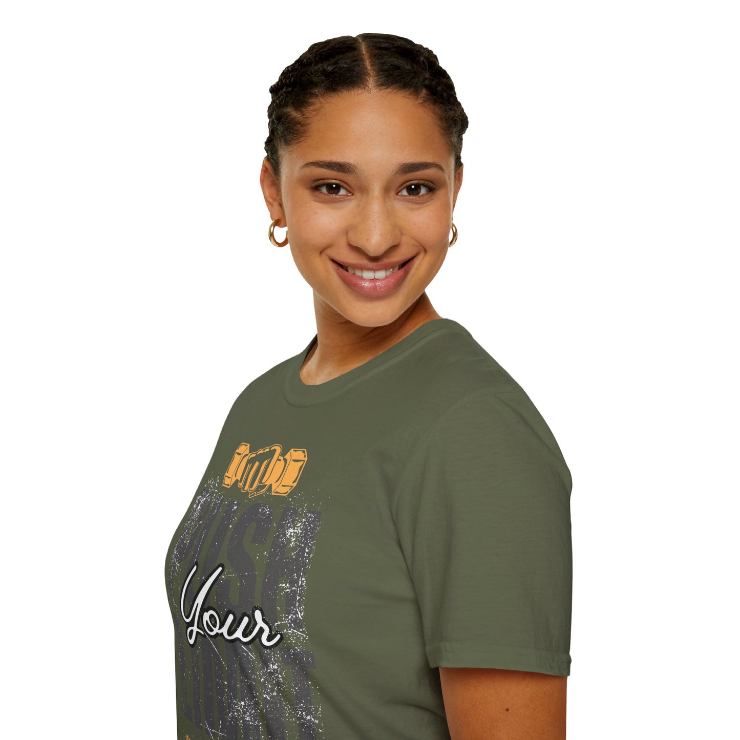 Motivational Fitness T-Shirt - 'Push Your Limit' - Unisex Softstyle Tee for Gym Lovers