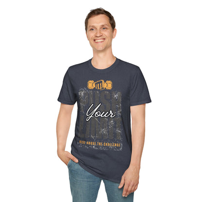 Motivational Fitness T-Shirt - 'Push Your Limit' - Unisex Softstyle Tee for Gym Lovers