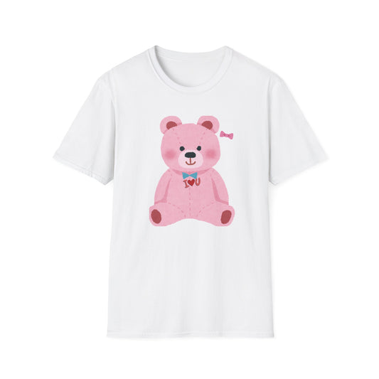 Pretty in Pink Bear – Unisex Soft style T-Shirt