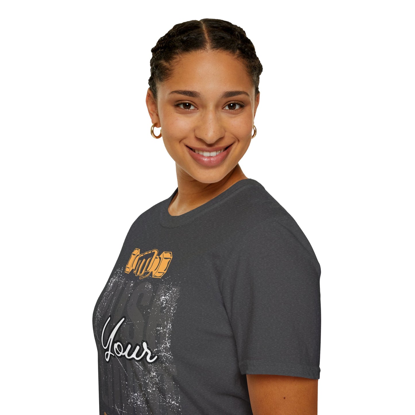 Motivational Fitness T-Shirt - 'Push Your Limit' - Unisex Softstyle Tee for Gym Lovers