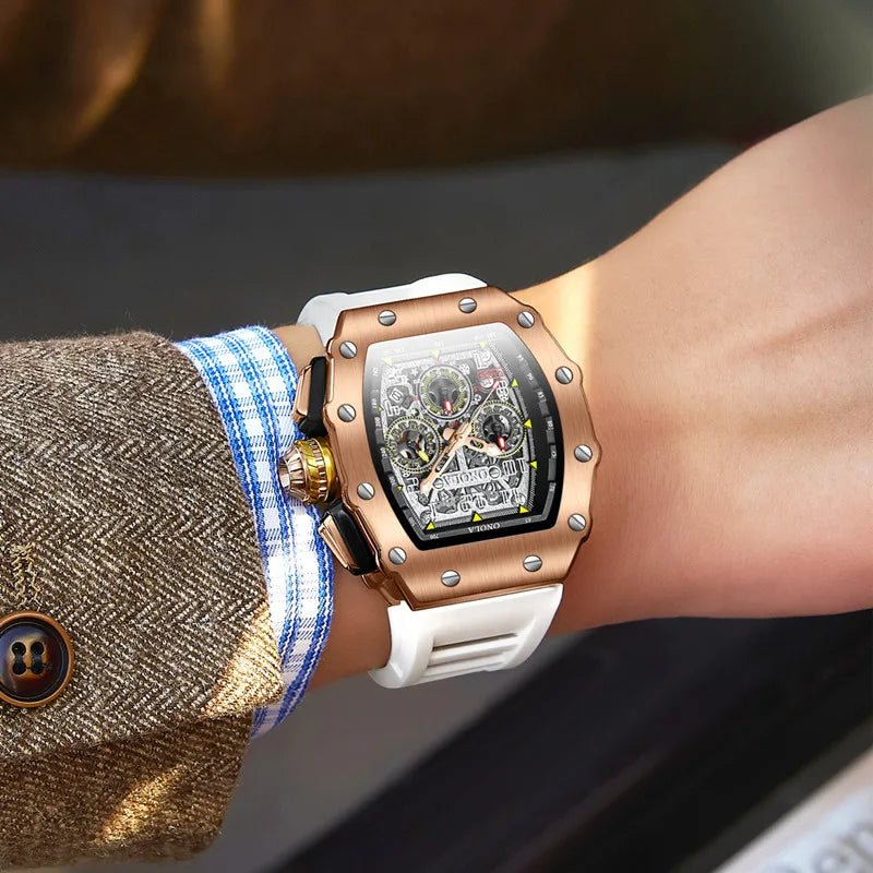 Men's Luxury Quartz Watch – Sporty, Stylish, and Built for Everyday Performance
