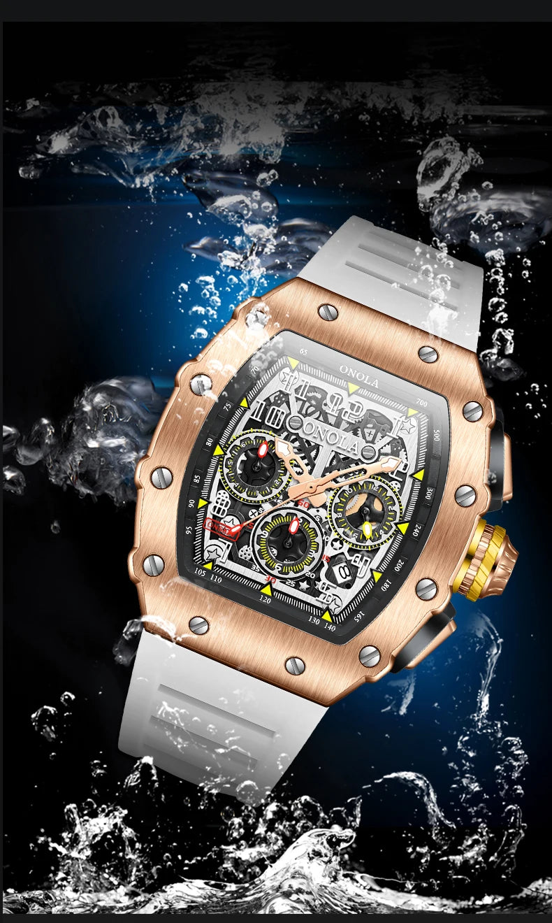 Men's Luxury Quartz Watch – Sporty, Stylish, and Built for Everyday Performance