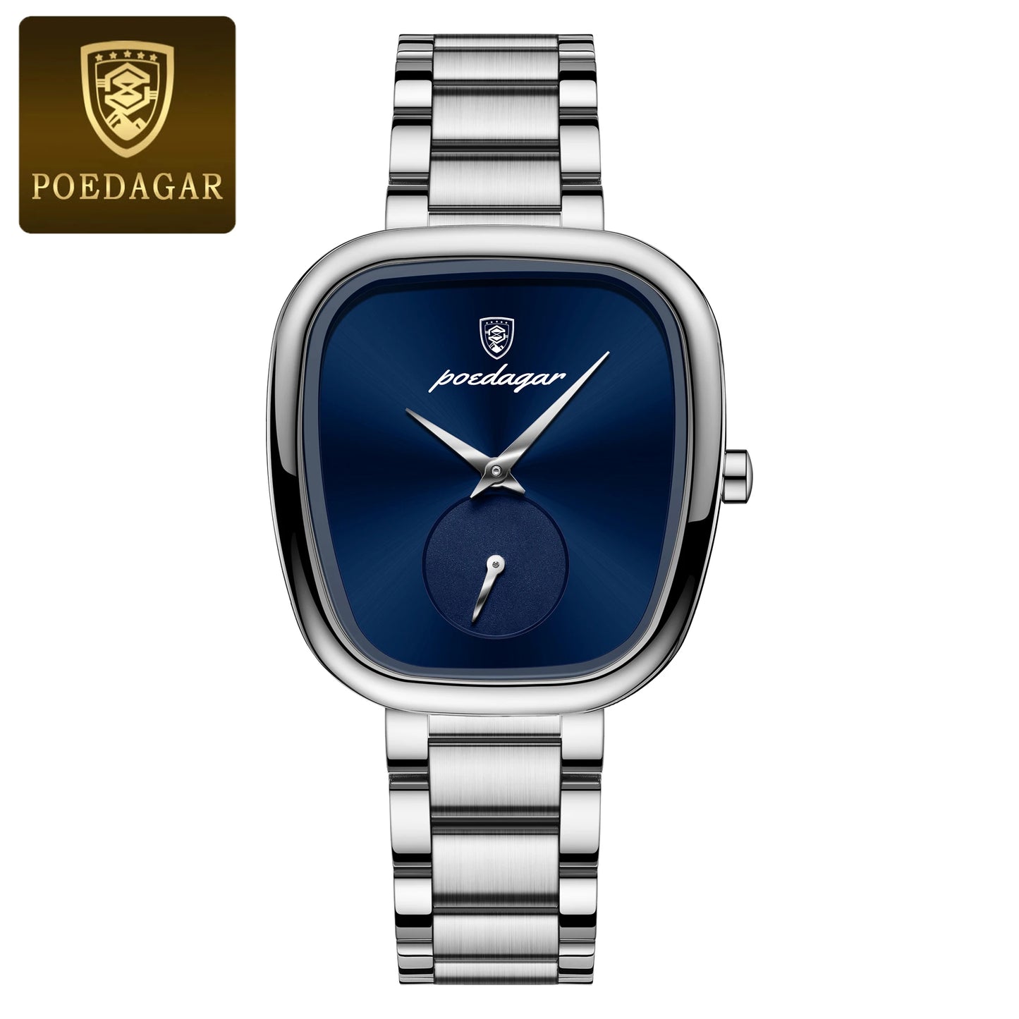 POEDAGAR Elegant Luxury Women's Quartz Watch – Waterproof Stainless Steel Timepiece