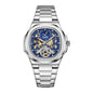 MARK FAIRWHALE Tourbillon Skeleton Automatic Watch – Luxury Business Timepiece with Moon Phase Display