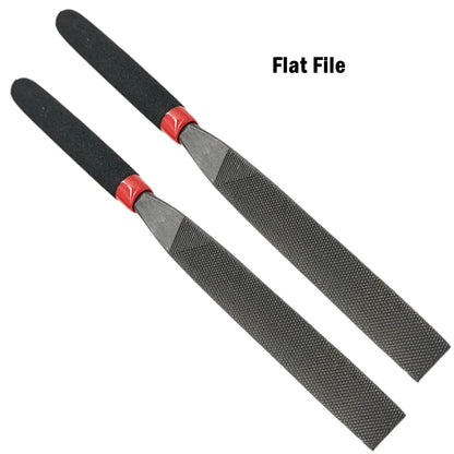 Mini Steel File Set – Flat, Round, Half-Round Files for Woodworking & Precision Work