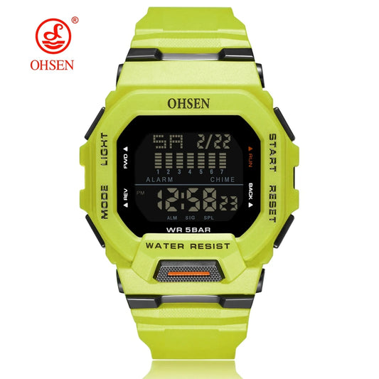 OHSEN Men's Digital Sports Watch – Rugged, Functional, and Built for Performance
