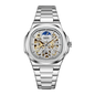 MARK FAIRWHALE Tourbillon Skeleton Automatic Watch – Luxury Business Timepiece with Moon Phase Display