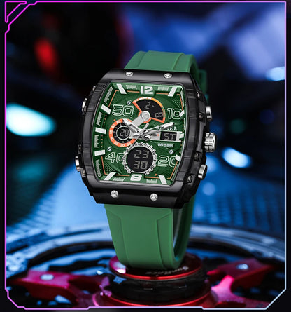 SMAEL Men's Dual Display Sports Watch – Rugged, Stylish, and Multi-Functional