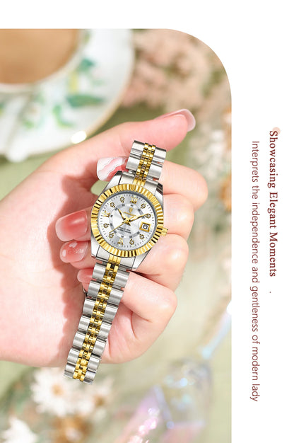 POEDAGAR Women’s Luxury Quartz Watch – Elegant Design, Waterproof & Luminous