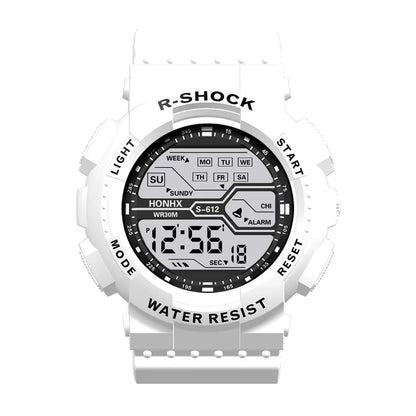 Men's Outdoor Sport Multifunction Digital Watch – Large LED Display, Waterproof & Shock Resistant