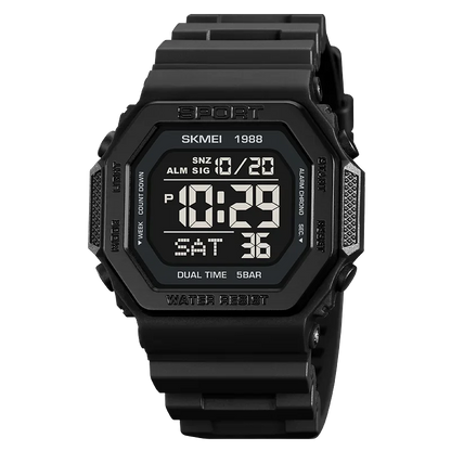 Men's Digital Sport Watch – Rugged LED Military Style