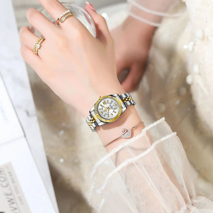 POEDAGAR Women’s Luxury Quartz Watch – Elegant Design, Waterproof & Luminous