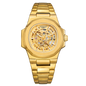 LONGLUX Men's Automatic Skeleton Watch – Luxury Style Meets Mechanical Precision