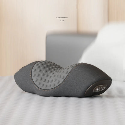 Electric Neck Massage Pillow Heating Vibration Neck Massager Back Cervical Traction Relax Sleeping Memory Foam Spine Support