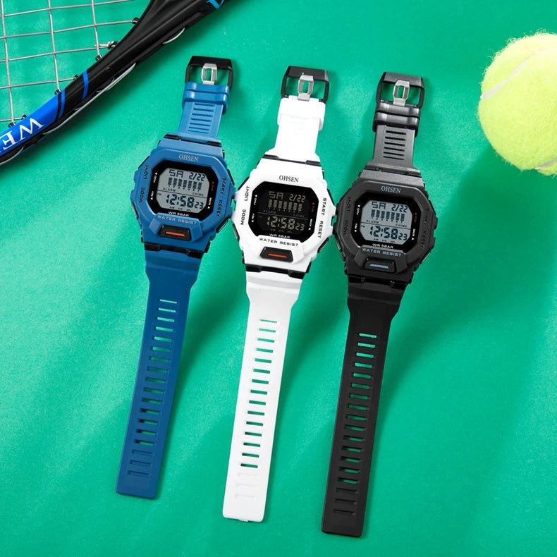 OHSEN Men's Digital Sports Watch – Rugged, Functional, and Built for Performance