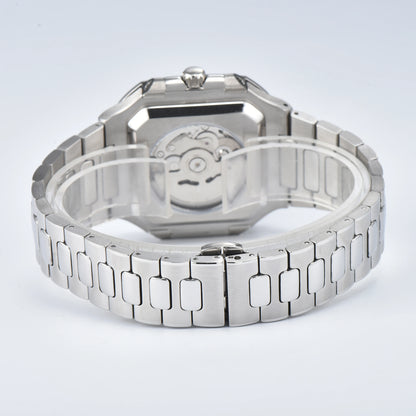 Dwayne Campbell Stainless Steel Watch Case – Designed for NH35 Movement with Sapphire Glass & Custom Logo Options