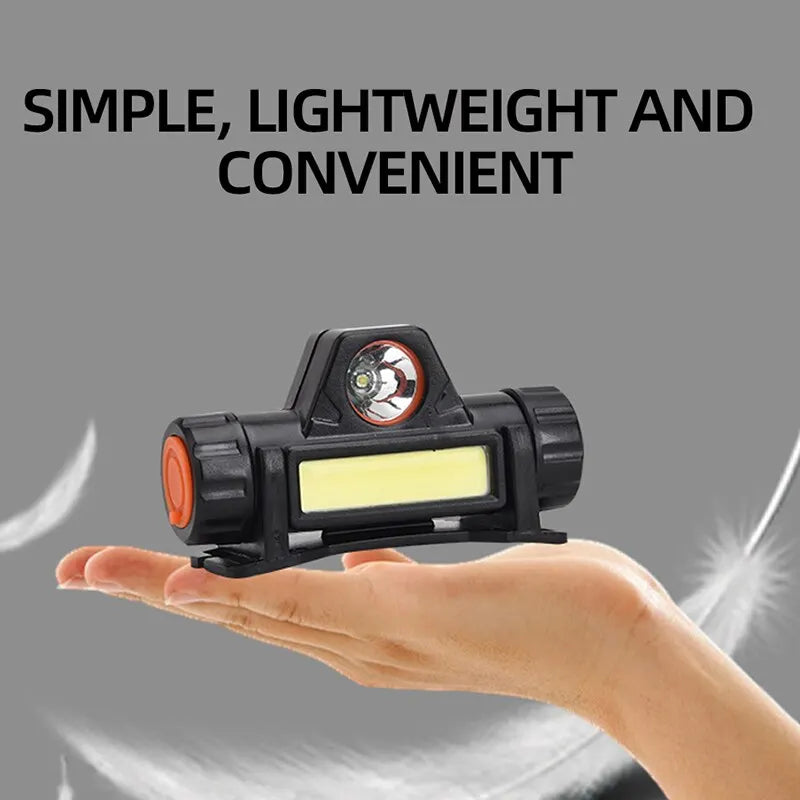 MEREDITH Rechargeable COB LED Headlamp – Magnetic, Waterproof, Super Bright