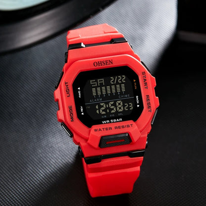 OHSEN Men's Digital Sports Watch – Rugged, Functional, and Built for Performance