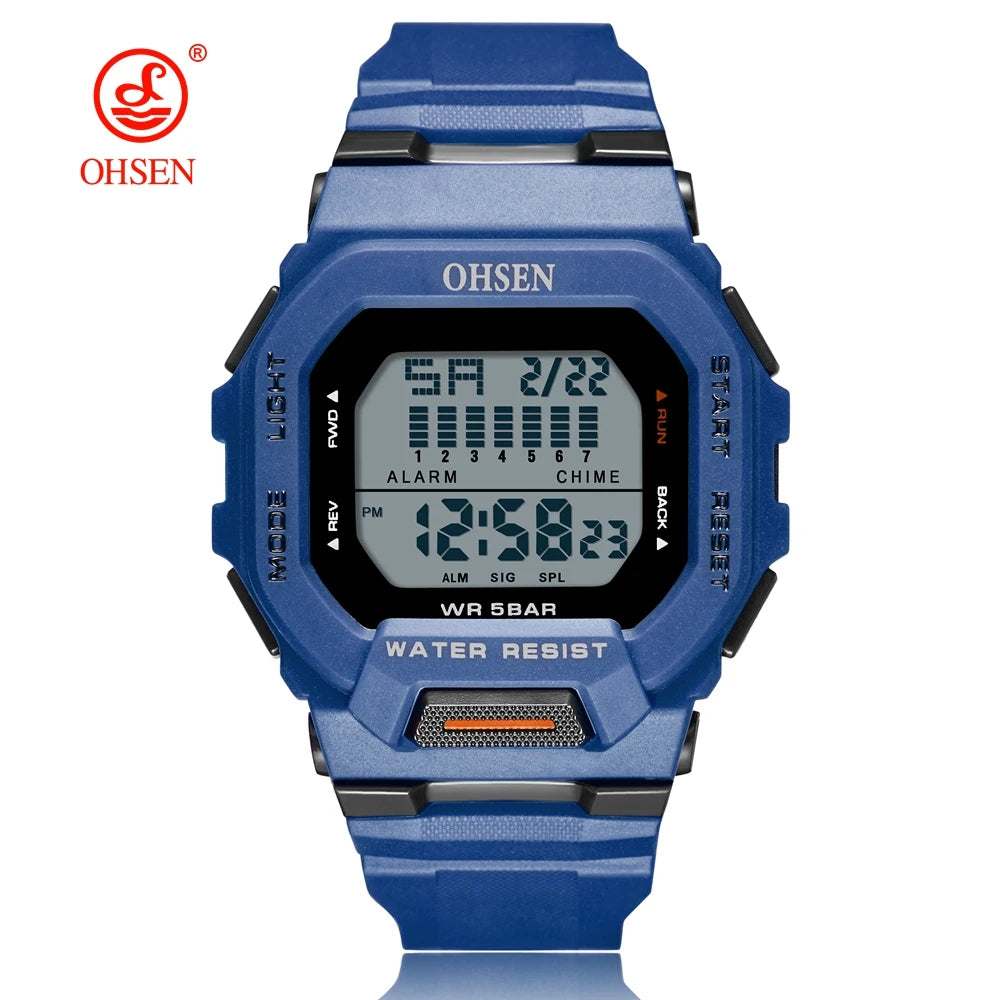 OHSEN Men's Digital Sports Watch – Rugged, Functional, and Built for Performance