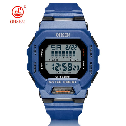 OHSEN Men's Digital Sports Watch – Rugged, Functional, and Built for Performance