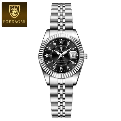 POEDAGAR Women’s Luxury Quartz Watch – Elegant Design, Waterproof & Luminous