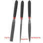 Mini Steel File Set – Flat, Round, Half-Round Files for Woodworking & Precision Work