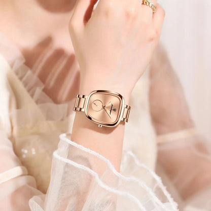 POEDAGAR Elegant Luxury Women's Quartz Watch – Waterproof Stainless Steel Timepiece