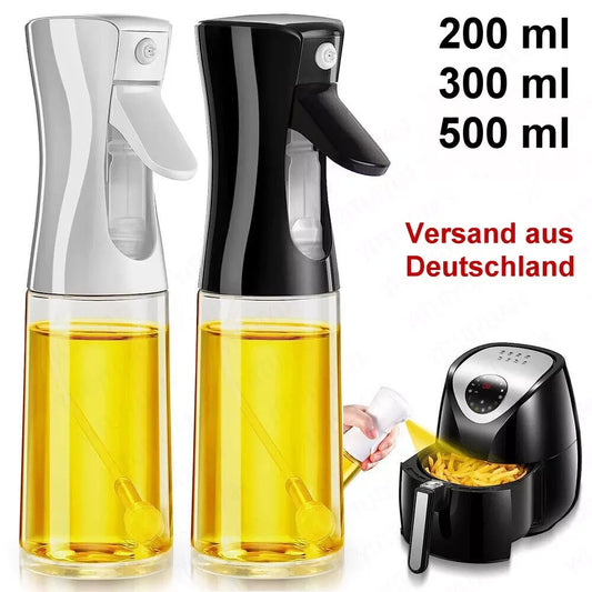 DUTRIEUX Oil Spray Bottle – 200ml/300ml/500ml Refillable Dispenser for Cooking, Baking, BBQ, and More – Eco-Friendly & BPA-Free PET Container