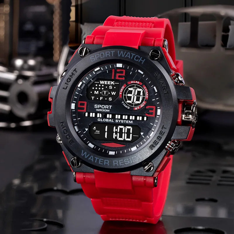 Top Luxury Men's Outdoor Sport Digital Watch