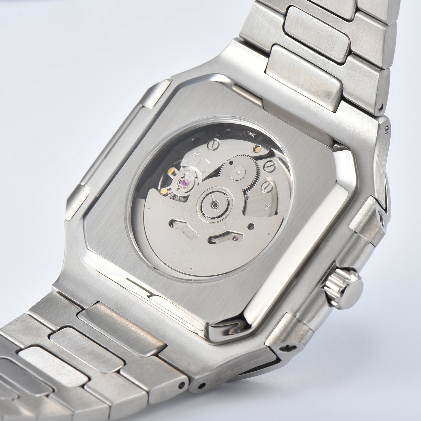 Dwayne Campbell Stainless Steel Watch Case – Designed for NH35 Movement with Sapphire Glass & Custom Logo Options