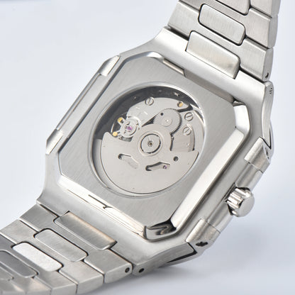 Dwayne Campbell Stainless Steel Watch Case – Designed for NH35 Movement with Sapphire Glass & Custom Logo Options