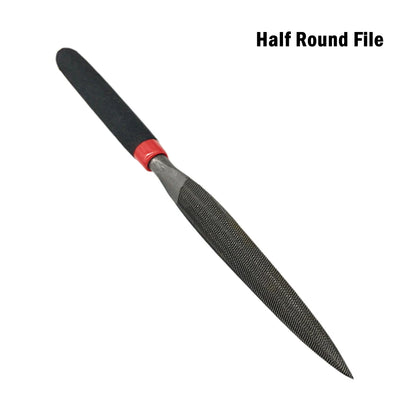 Mini Steel File Set – Flat, Round, Half-Round Files for Woodworking & Precision Work
