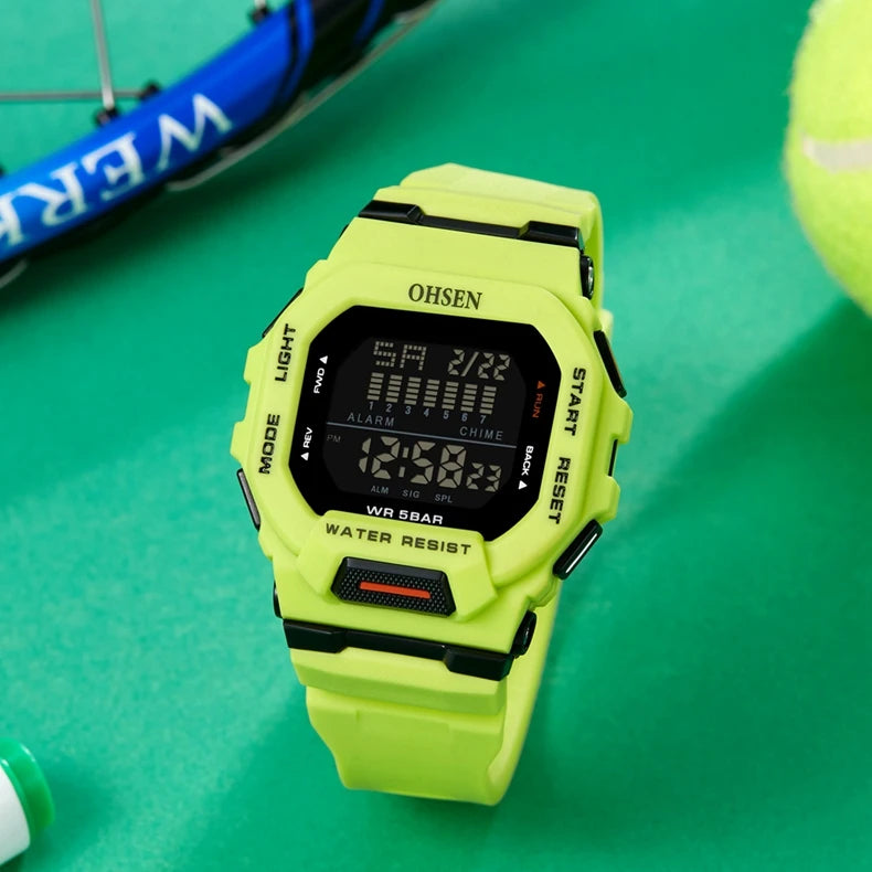 OHSEN Men's Digital Sports Watch – Rugged, Functional, and Built for Performance