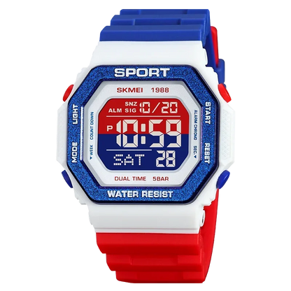 Men's Digital Sport Watch – Rugged LED Military Style